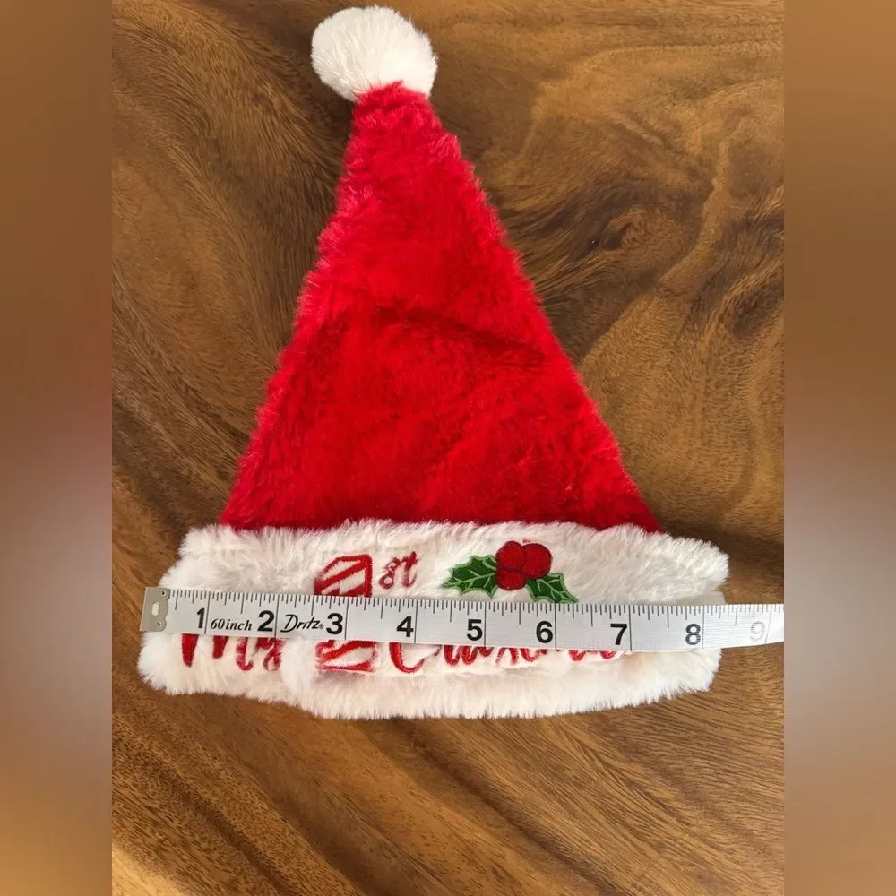 Red and White 'My 1st Christmas' Santa Hat